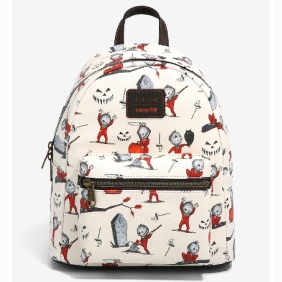 Loungefly Handbags - Loungefly Trick 'R Treat Allover Print Mini Backpack
